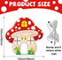 2026 59x59 Inch Mushroom Shaped Photo Prop Selfie Frame Party Decor Large Fabric True North VBS Photo Booth Props