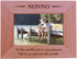 CustomGiftsNow Nonno Engraved Wood Picture Frame, "To The World You're one Person but to us You are The World" (4x6