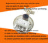 LG Washer Water Level Pressure Switch EBF63534901 Compatible with EBF63534906 AP6336342 PS12581329