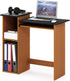 Furinno Econ Multipurpose Computer Writing Desk, Light Cherry/Black Finish
