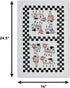 Oven Mitt and Potholder Kitchen Set, 3 Piece Laughing Cows Accessory, Waterproof Oven Glove and Tea Towel
