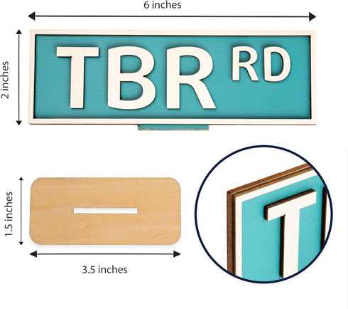 TBR Dead But Well Read Sign Funny Bookish Decor for Bookshelf, Library, or Reading Nook Book Shelf Decorative Gift