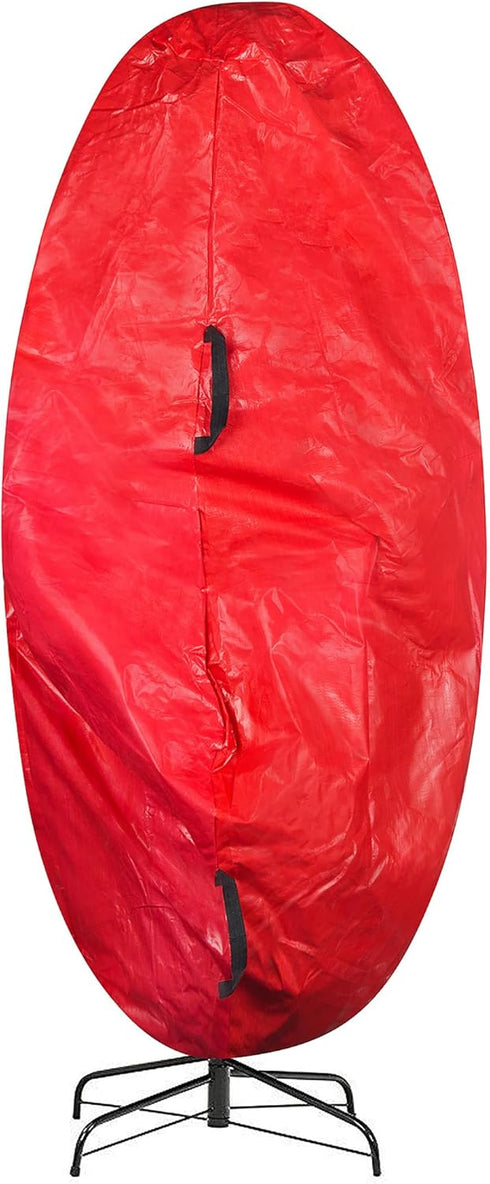 Elf Stor Premium Christmas Tree Cover in Holiday Red for 6 Ft Tree
