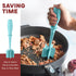 Premium Meat Chopper - Hamburger Chopper, Heat Resistant Masher for Ground Beef, Ground Turkey, Nylon Tool and Meat Fork
