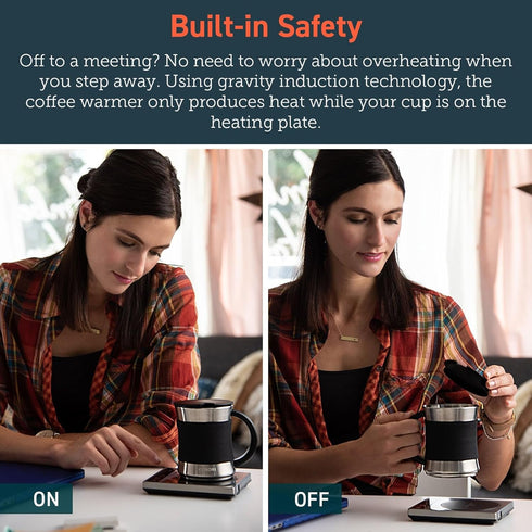 1F (77-194), 304 COSORI Coffee Mug Warmer for Desk, Digital Cup Heater, Coffee & Christmas Gifts, Precise Temperature