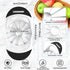 SCHVUBENR 3.5 Inch Apple Slicer with 12 Sharp Blades | Professional Stainless Steel Apple Cutter and Corer