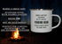 Rogue River Tactical Funny Fishing Camp Mug, Enamel Camping Coffee Cup Gift for Fisherman