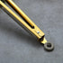 Gold Cooking Tongs - Berglander Heavy Duty Food Tongs with Silicone Tips and Titanium Gold Plating Handle