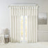 Madison Park Emilia Faux Silk Valance, DIY Twist Tab Top Finish with Beads, Window Curtain for Living Room, 26"L x 50"W