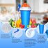 Slushy Cup, TIK TOK Slushie Maker Cup Frozen Magic Squeeze Cup, Ice Cream Maker Cup, Cool Stuff Trending Tiktok Items Homemade DIY Cool Gadgets with Lid & Straw (GREEN) by Color Land