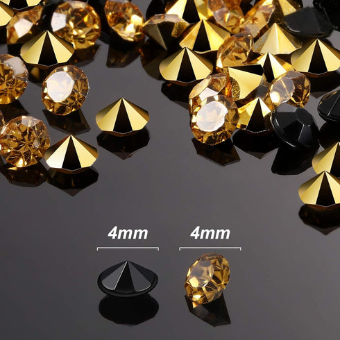 10000 Clear Wedding Table Scatter Confetti Crystals Acrylic Diamonds Rhinestones for Table Centerpiece Decorations