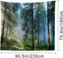 Llamazing Forest Tapestry - Magic Curtain for Living Room & Bedroom (Morning Forest, 90.5''L x 70.8''W) XL