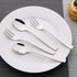 Begale 12-piece Stainless Steel Tea Spoons and Tasting Forks, 6 Tasting Forks + 6 Teaspoons