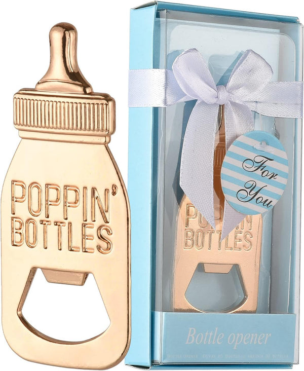 12 pcs Baby Shower Return Gifts for Guest Supplies Poppin Baby Bottle