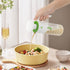Vucchini Salad Dressing Shaker Mixer Bottle, Homemade Dressing Container - BPA Free Glass Juice Storage Ketchup