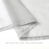 JUSPURBET 2 Pieces Light Gray Window Sheer Curtains, Luxury Solid Semi Sheer Curtain Panel for Living Room Bedroom