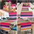 14 84 Inch Fowecelt Mexican Serape Table Runner x for Mexican Party Wedding Decorations Outdoor Picnics Dining Table