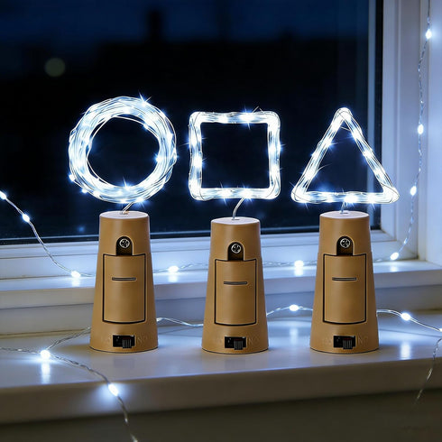 20 8 Pack) VOOKRY Wine Bottle Lights with Cork LED Battery Operated Cork String Lights Mini Copper Wire Bottle Lights
