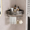 shengtianvdi Shower Caddy Suction Cup, No Drilling Rustproof Bathroom Shower Shelf,Corner Shower Shelves