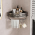 shengtianvdi Shower Caddy Suction Cup, No Drilling Rustproof Bathroom Shower Shelf,Corner Shower Shelves