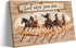 Strofupp Inspirational Horse Wall Art, God Says You Are Bible Quote Decor, 12x18 inches