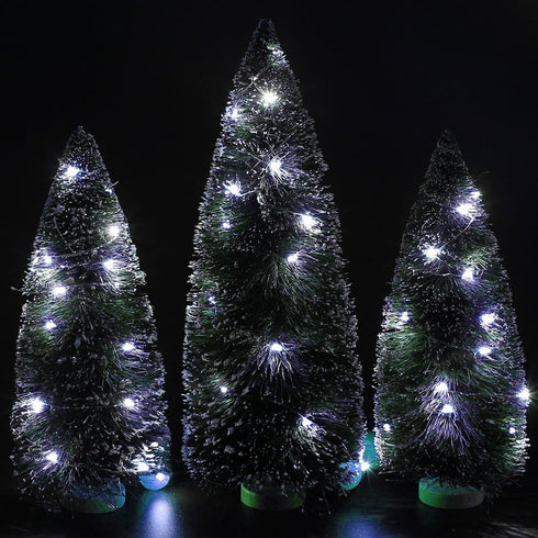YKB 12 PCS White LED Fairy String Lights, Battery Powered, 20 Micro LEDs on 3.3ft Silvery Copper Wire