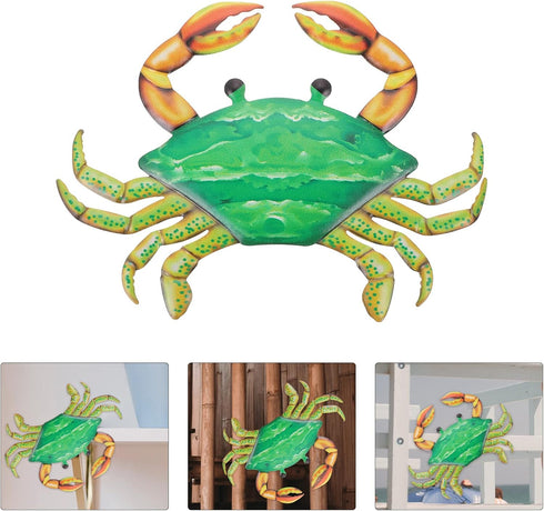 Stylish Metal Crab Wall Art for Indoor and Outdoor Spaces