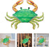 Stylish Metal Crab Wall Art for Indoor and Outdoor Spaces