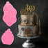 Steampunk Silicone Fondant Molds, Gears Teeth Moulds for Cake Decoration, Chocolate Candy Sugarcraft Cupcake Topper