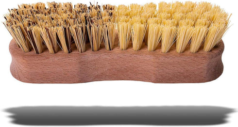 Set 2 Valentino Garemi Vegetable Brush Natural Wood Cleaning Brushes for Fruits & Vegetables Kitchen Scrub Brush