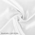 Satin Pillowcase with Zipper for Hair and Skin Care, Soft and Cool Like Silk, White, 2 Pack