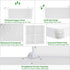 4-Cube Closet 24.8" 12.4" 24.8" UPCS04M C&AHOME Cube Storage Organizer, Shelves Units, Cabinet, DIY Plastic Modular