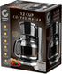 CC-1203-12C 12-Cup Coffee Maker, Stainless-Steel with Glass Pot Carafe and Reusable Filter