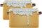 Ice Cream Cone Storage Bin - Large Canvas Bin, 15x11x9.5inch, 2 Pack