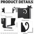 Set 2 Geelin Peeping Cat Metal Bookends of Cute Book Ends for Shelves Decorative Bookshelf Home Office Desk Bookshelf