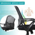 Ergonomic Office Chair, Mid Back Mesh Desk Chair with Lumbar Support, Rolling Swivel Computer Chair