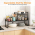 Countertop 1 Pack) DOLALIKE Expandable kitchen Organizer, Stackable Cabinet Shelf Organizers, Space Saving Spice Rack