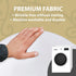 White Spandex Cocktail Tablecloth - 32 Inch Round x 30 Inch Tall Folding Cover Stretch