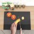Acrylic Cutting Board with Counter Lip, 60% Thicker & Durable, BPA-Free Kitchen Tool, Easy to Clean