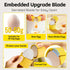 2 1 2 Pack Upgraded in Egg Shell Opener, Hard Boiled Egg Peeler Cracker with Piercer, Cute Egg Separator for Raw Eggs