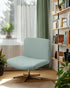 Armless YISUN Waterproof Criss Cross Chair Cover, Stretch Jacquard Chair Slipcover Washable Removable Office Desk Chair