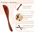 6Pcs Wooden Butter Knife, 5.9 Inch Jelly Cheese Spreaders for Kitchen & Restaurant (6Pcs)