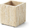 Real Natural Travertine Marble Toothbrush Holder & Pen Holder & Makeup Brush
