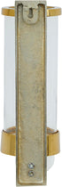 79 5" 7" 16", Deco Aluminum Metal Single Candle Wall Sconce, x x Gold