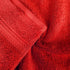 Superior Egyptian Cotton Pile Face Towel/Washcloth Set of 6, Ultra Soft Luxury, Red