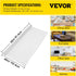 36 60 Inch, 1.5 mm VEVOR Plastic Table Cover x Thick Clear Table Protector, Rectangle Clear Desk Mat, Waterproof & Easy