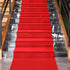 Shappy Red Carpet Runner Rug with 1 Piece Carpet Tape for Wedding, Christmas, Thanksgiving, 2.6 x 16.4 Feet