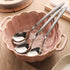Premium 18/10 Stainless Steel Large Round Soup Spoons, 8.2" Long, Dishwasher Safe, 2 Pack