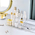 Acrylic Spice Rack, No Assembly Clear 3 Tier Condiment Bottle Shelf Organizer for Kitchen Bathroom (1pcs)
