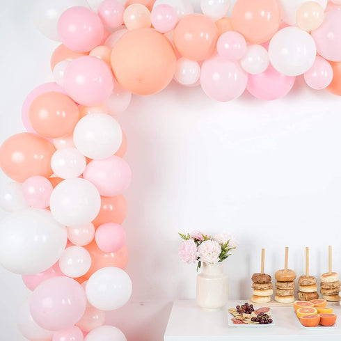 Balloon Garland Kit - Pink, White, Blush Balloons for Parties, Valentine's Day/Galentine's Party, Light Pink Balloon